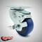 Service Caster 3 Inch SS Blue Polyurethane Swivel Top Plate Caster with Brake SCC-SS20S314-PPUB-BLUE-TLB - alternate 2